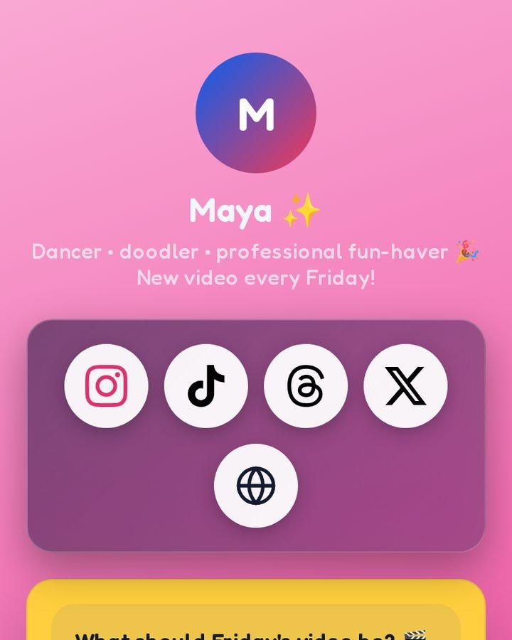 Fun personal page on MyBioKit