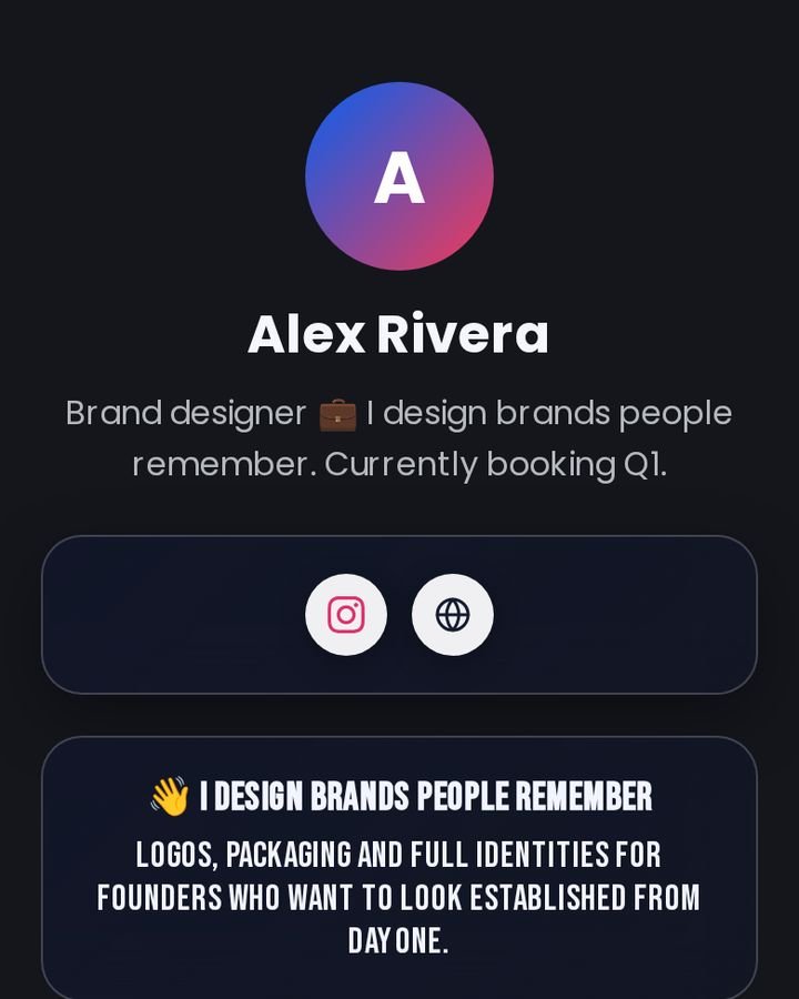 Portfolio and job seeker page on MyBioKit